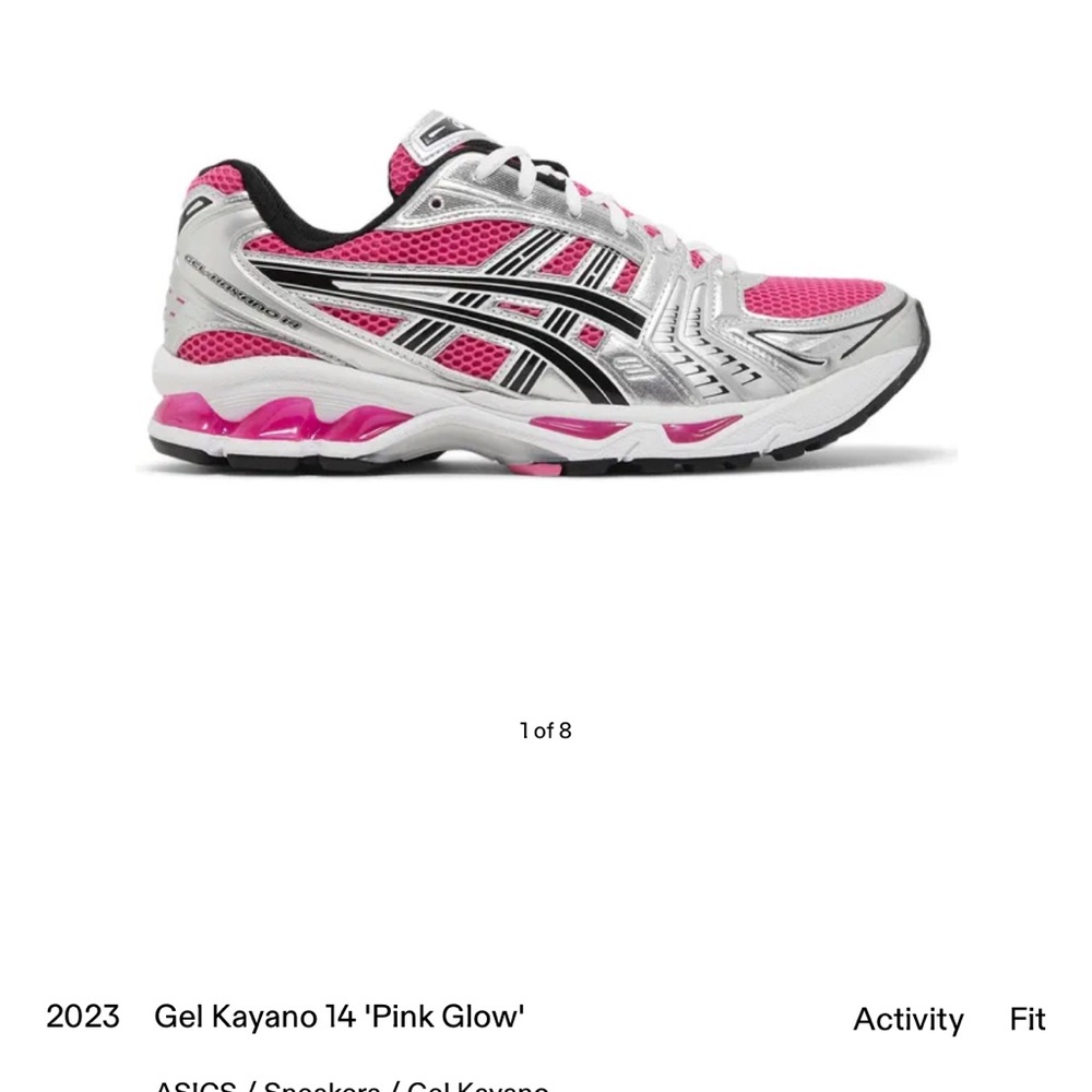 ASICS Women's Gel Kayano 14 Pink Glow Sneakers